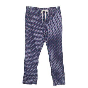 Vineyard Vines Nutcracker Lounge Pajama Pants Mens Medium Blue Holiday